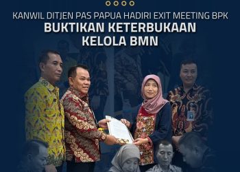 Kanwil Ditjen PAS Papua Hadiri Exit Meeting BPK, Buktikan Keterbukaan Kelola BMN