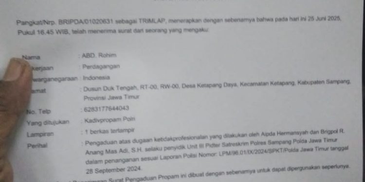 Temuan Bukti Baru, Ahli Waris Mat Saleh Amin Adukan Penanganan Kasus Sengketa Tanah ke Propam