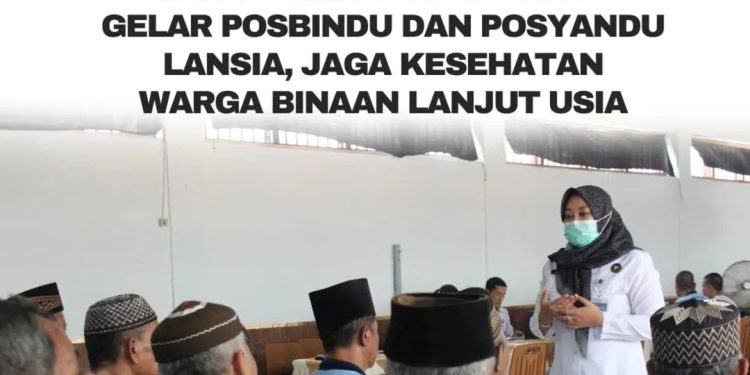 Lapas Kelas IIA Sidoarjo Gelar Posbindu dan Posyandu Lansia, Jaga Kesehatan Warga Binaan Lanjut Usia