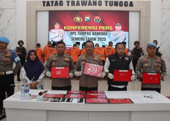 OPS Tumpas Narkoba 2025 Polres Pamekasan Berhasil Amankan 19 Tersangka dari 14 Kasus yang Terungkap