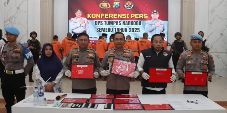 OPS Tumpas Narkoba 2025 Polres Pamekasan Berhasil Amankan 19 Tersangka dari 14 Kasus yang Terungkap
