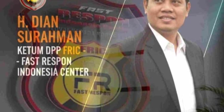Fast Respon Indonesia Center Selalu Siap Berkibar Untuk Jaga Marwah Polri dibawah Komando Dian Surahman