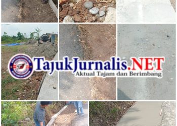 Diduga Tidak Sesuai Spesifikasi Pelebaran Jalan Cor Beton Pagar Agung Lahat APBD TA 2025 Terindikasi Akan Rugikan Negara