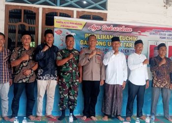Kapospol Subsektor Lokop Pantau Langsung Pemilihan Geuchik Definitif Gampong Umah Taring