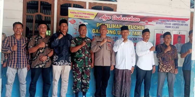 Kapospol Subsektor Lokop Pantau Langsung Pemilihan Geuchik Definitif Gampong Umah Taring