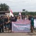 Aksi Damai Dari Gabungan Warga 32 Desa (Kec. Kikim Area dan Gumay Talang) ke Pabrik Kelapa Sawit PT. SMS Kec. Kikim Barat Kab. Lahat.