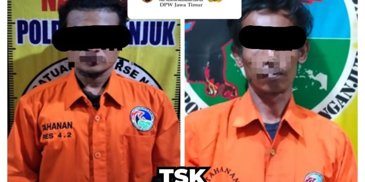 Polres Nganjuk Berhasil Ungkap Kasus Narkoba Dua Tersangka Pengedar Sabu Diamankan