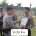 Polres Blitar Gelar Upacara PTDH Bagi Anggota Yang Melakukan Pelanggaran