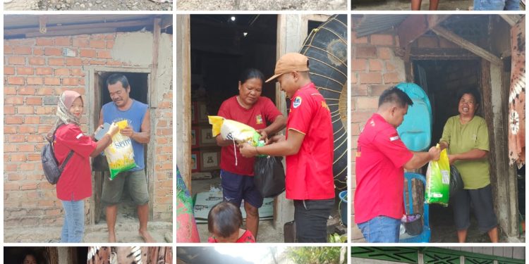 Dpd IWO INDONESIA Kab Lahat Bagikan 30 Paket Sembako Kepada Masyarakat Yang Membutuhkan