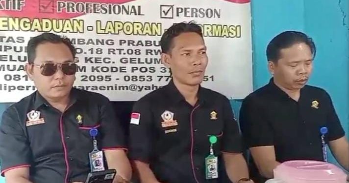 Lembaga LIPER RI, LIPERNAS PD muara Enim pertanyakan laporannya di Kejari muara Enim