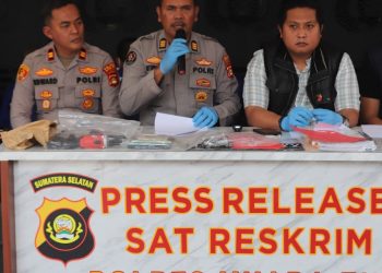 Polres Muara Enim Ungkap Kasus Dugaan Tindak Pidana Korupsi Dana Desa Darmo Kasih