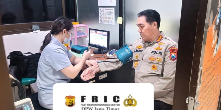 Peringati Hari Jadi Humas Polri ke -74 Polda Jatim Gelar Donor Darah