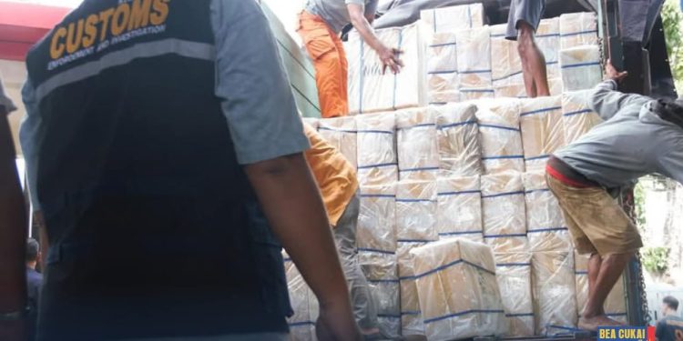 Bea Cukai Gagalkan Peredaran 3,87 Juta Batang Rokok Ilegal di Aceh Utara