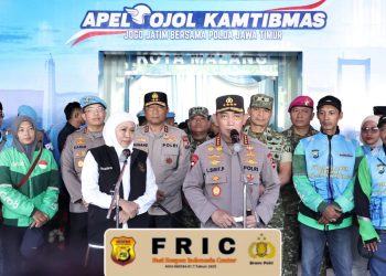 Kapolri Apresiasi Sinergitas Polda Jatim dan Komunitas Ojol Dalam Apel Kamtibmas ” Jogo Jatim”
