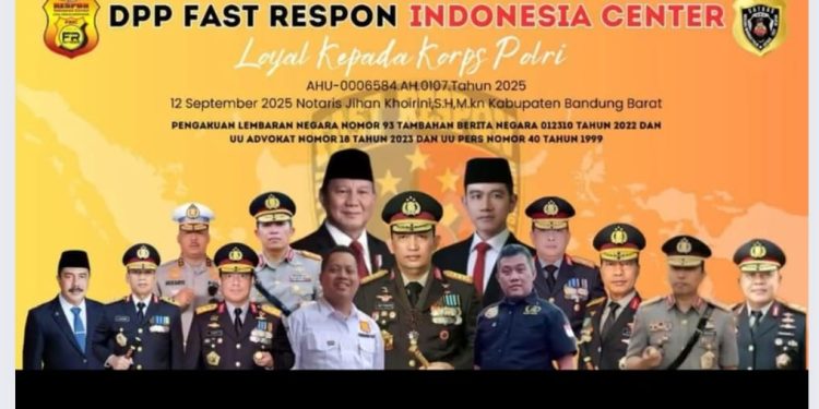 Ketum FRIC H. Dian Surahman : Sebelum Pelantikan , Semua Ketua Hingga Pengurus Harus Solid Terhadap Polri