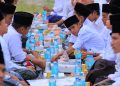 Milad ke-7, ASAR Humanity Berbagi 1.500 Paket Hotmeals di Dayah Ashabul Yamin Aceh Utara