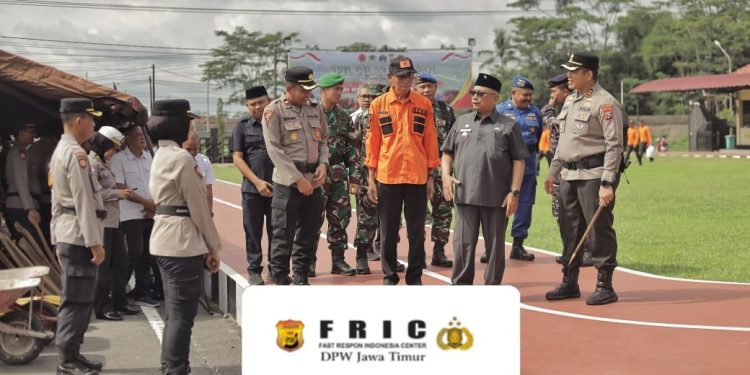 Hadapi Musim Ekstrem, Kapolres Blitar Pimpin Apel Kesiap siagaan Tanggap Darurat Bencana