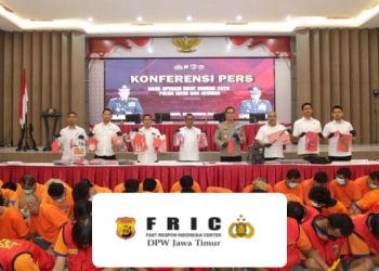 Polda Jatim Berhasil Ungkap 1.443 Kasus dan Amankan 1.135 Tersangka Selama Operasi Sikat Semeru 2025