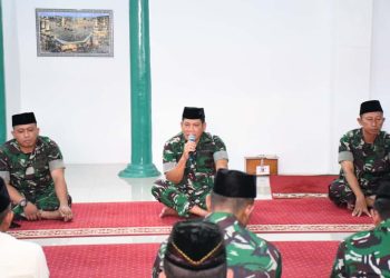 Maknai Pengorbanan, Kasdim 0822 Pimpin Doa Pahlawan di Makodim 0822 Bondowoso