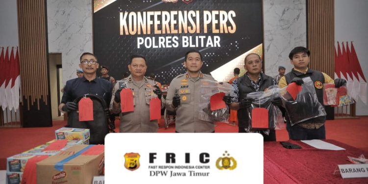 Polres Blitar Ungkap 12 Kasus Selama Operasi Sikat Semeru 2025