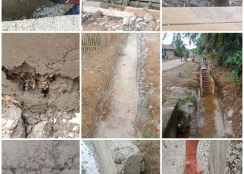 Lanjutan Pembangunan Drainase desa Muara Cawang Lahat selatan APBD TA 2025 Diduga Asal-Asalan
