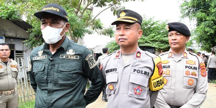 Polres Aceh Timur Kawal Penertiban dan Optimalisasi Aset Tanah Milik PT. KAI
