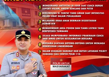 Imbauan Kapolres Aceh Timur Dalam Menghadapi Potensi Bencana di Musim Hujan