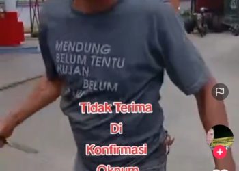 Oknum wartawan Nyaris Ditusuk Orang’ Suruhan di SPBU Talang Gunung,
