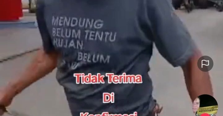 Oknum wartawan Nyaris Ditusuk Orang’ Suruhan di SPBU Talang Gunung,