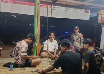 Polsek Sabbangparu Gelar Patroli Biru Humanis, Warga Merasa Lebih Tenang di Malam Hari