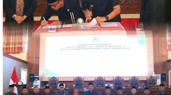 Resmi sudah, DPRD dan Pemkab Muara Enim sahkan APBD tahun 2026,Rp 3,15 triliun.