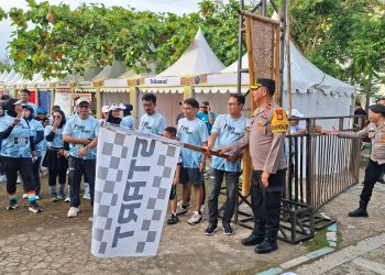Kapolsek Tempe Pastikan Hipmi Fun Run 2025 Berjalan Aman dan Tertib