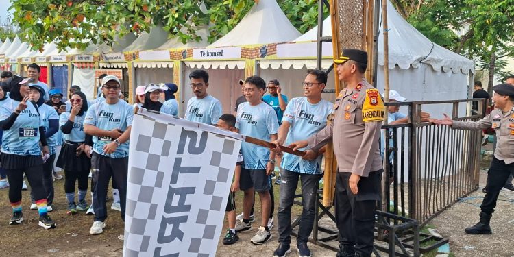 Kapolsek Tempe Pastikan Hipmi Fun Run 2025 Berjalan Aman dan Tertib