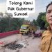 Sungguh Perihatin, Jembatan Penghubung Tiga Daerah di Sumsel Terancam Lumpuh, Kades Tebedak I: “Kami Mohon Perhatian Gubernur”