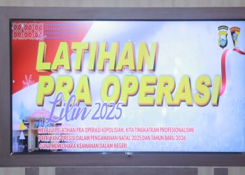 Wujudkan Pengamanan Nataru Aman dan Kondusif, Polres Wajo Laksanakan Latihan Pra Operasi Lilin 2025