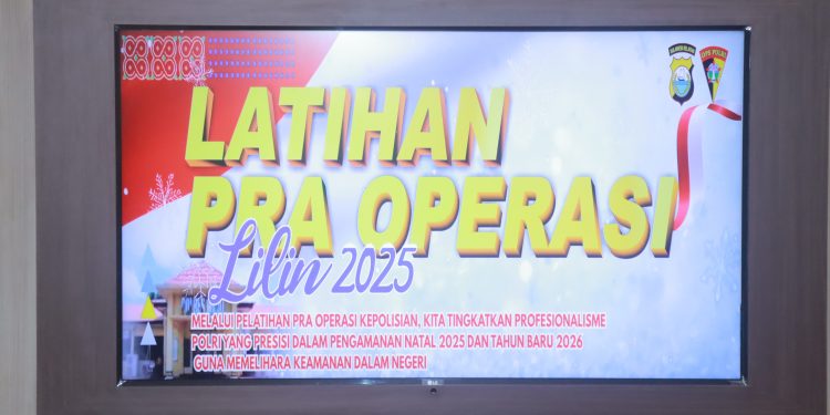 Wujudkan Pengamanan Nataru Aman dan Kondusif, Polres Wajo Laksanakan Latihan Pra Operasi Lilin 2025