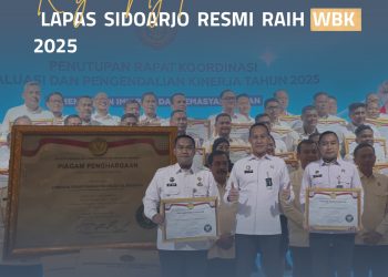 Lapas Klas IIA Sidoarjo Resmi Raih WBK 2025