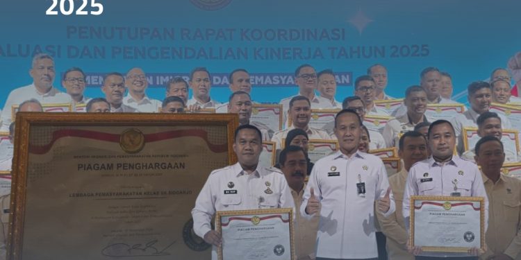 Lapas Klas IIA Sidoarjo Resmi Raih WBK 2025