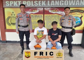 Brutal Night at Wedding Party: Dua Terduga Pelaku Penganiayaan Diamankan Polsek Langowan