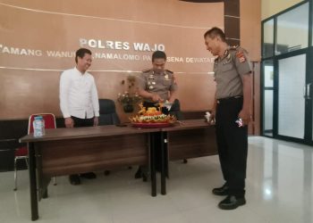 Polres Wajo Gelar Peringatan HUT Intelkam Polri ke-80