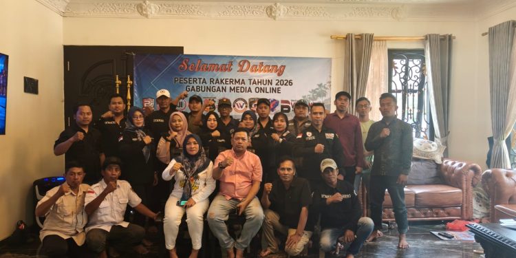 Pimpinan Direktur Utama Bersama Gabungan Sepuluh Media Online Gelar “RAKERMA”, dengan Tema Tahun 2026 Jurnalis yang Profesional dan Tangguh
