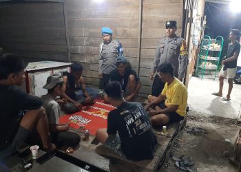 Polsek Sabbangparu Tindak Lanjut Program Prioritas Polres Wajo dengan Patroli Biru