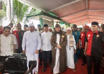 Memperingati Acara Haul Akbar Kiyai Datuk Marogan Yang ke -125 dihadiri oleh Sultan Iskandar dan para tokoh Ulama Palembang Darussalam