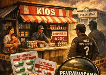 Penjualan Antibiotik di Kios Kecil Disorot, Pengawasan Distribusi Obat Dipertanyakan.