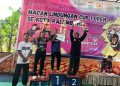 Di Pertandingan Pencak Silat Macan lindungan Cup 1 Se-kota Palembang Paku Bumi Cimande Meraih Juara Umum 3 dan Juara 3 Kata Gori Usia Dini
