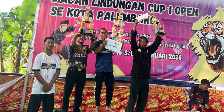 Di Pertandingan Pencak Silat Macan lindungan Cup 1 Se-kota Palembang Paku Bumi Cimande Meraih Juara Umum 3 dan Juara 3 Kata Gori Usia Dini