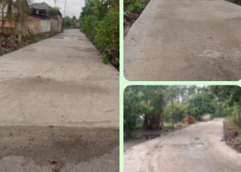 Jalan Cor Beton Terealisasi Warga RT 02 & RT 6 Kelurahan Gelumbang Ucapkan Terimakasih