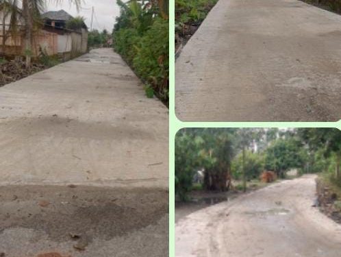 Jalan Cor Beton Terealisasi Warga RT 02 & RT 6 Kelurahan Gelumbang Ucapkan Terimakasih