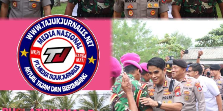 Perkuat Sinergi TNI–Polri, Kapolresta Banyuwangi Kunjungi Puslatpurmar 7 Lampon