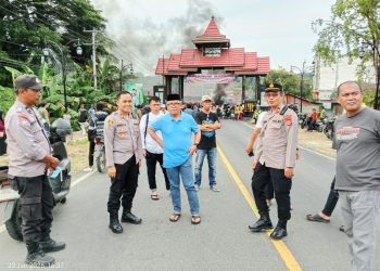 Perketat Pengamanan Perbatasan dan Pelabuhan, Polsek Pitumpanua Jaga Stabilitas Wilayah